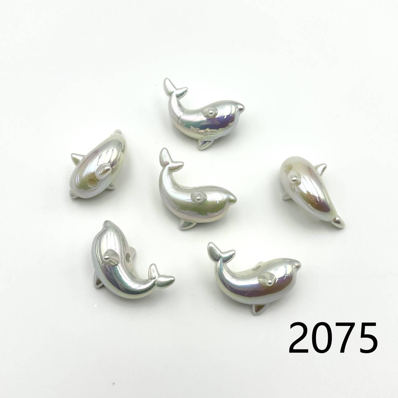 ❤ 新作 ❤ 高品質ペイントビーズ DIY ハンドメイド（通し穴付き）2071~2088