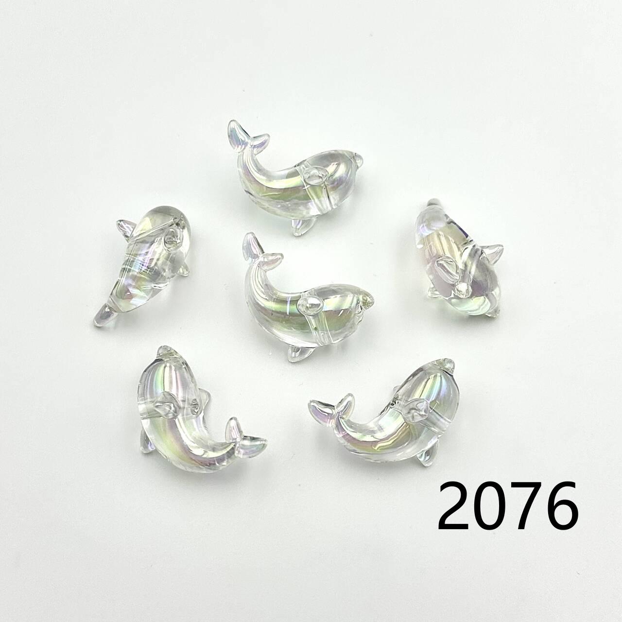 ❤ 新作 ❤ 高品質ペイントビーズ DIY ハンドメイド（通し穴付き）2071~2088